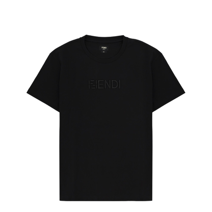 Black Cotton T-Shirt - Image 1