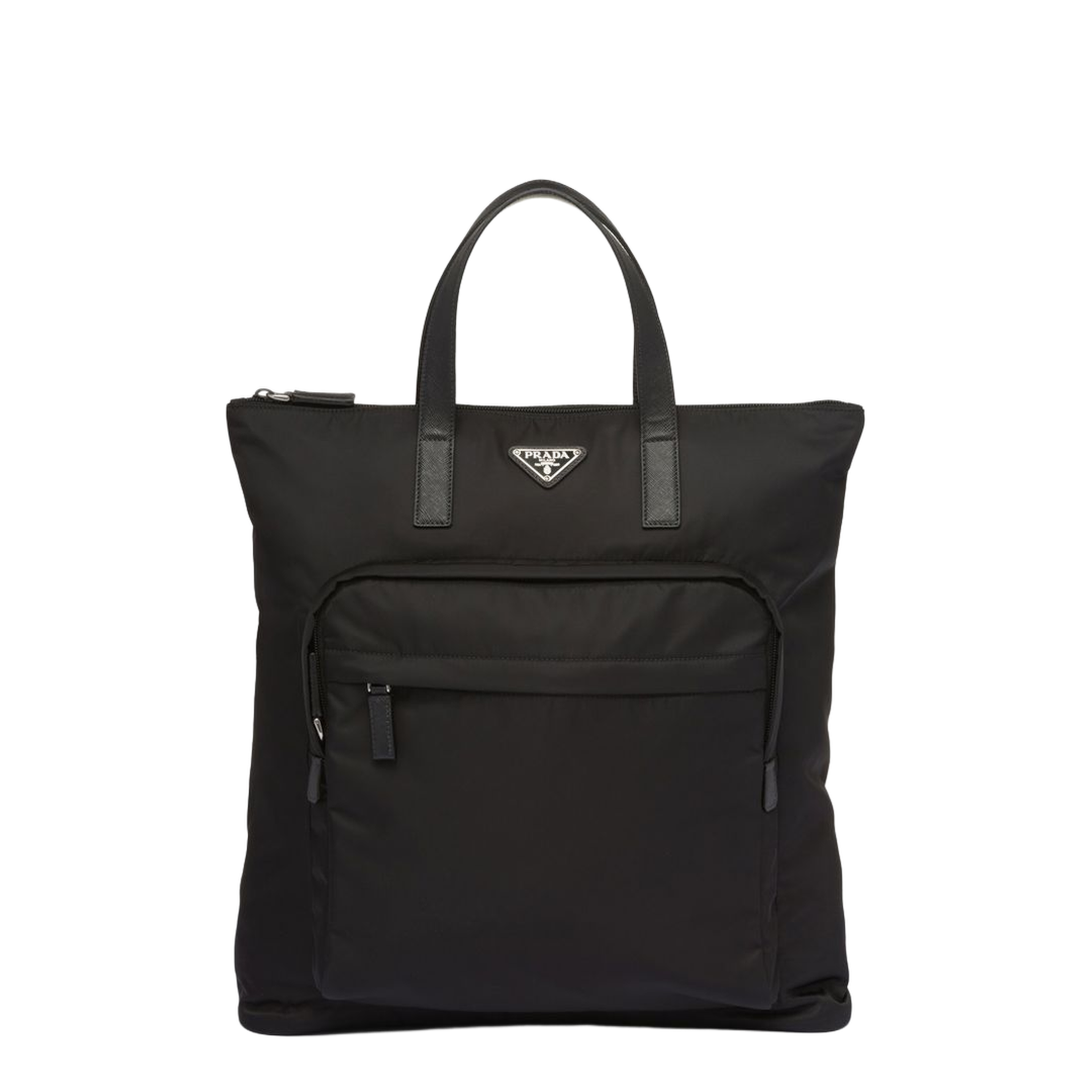 Black Re-Nylon shopping bag - Image 1