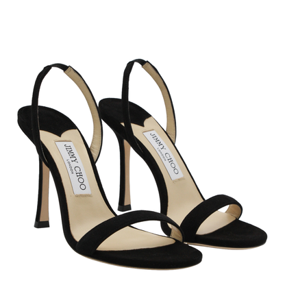 Black Suede Sandals - Image 4