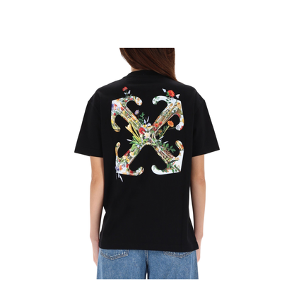 Arrow Glass Flower Regular Logo T-Shirt - Image 3