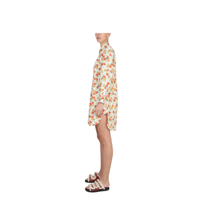 Shirt Dress with Floral Pattern - Image 2