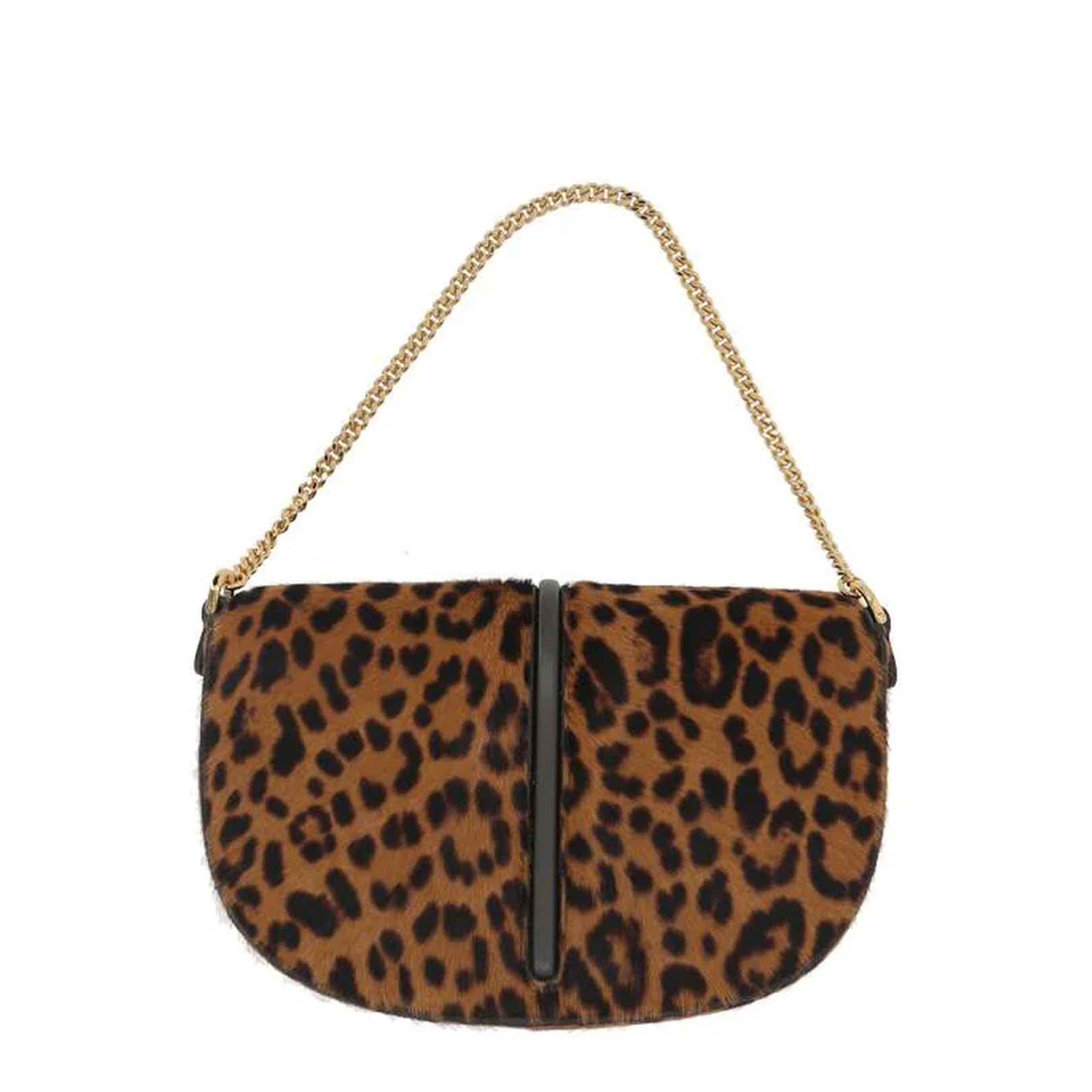 Wallet On Chain Leather Brown - Image 2