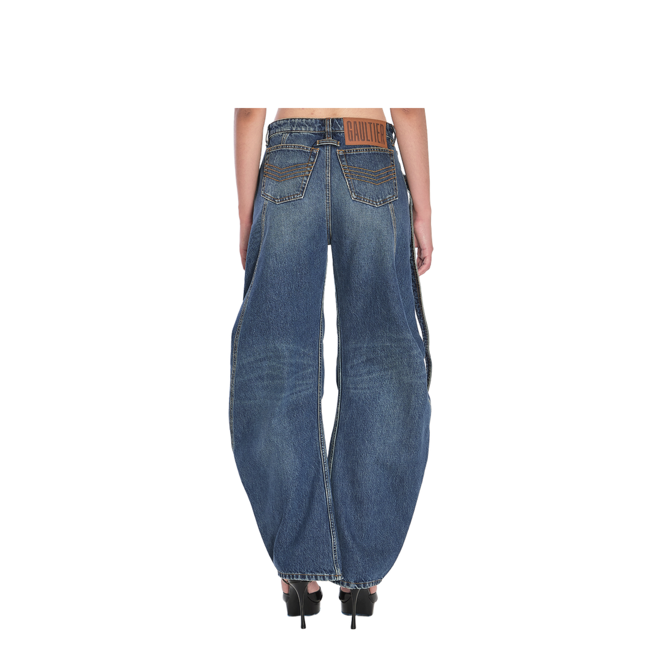 Strap jeans in denim - Image 4