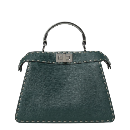 Small Peekaboo Iseeu Tote Bag In Green - Image 5