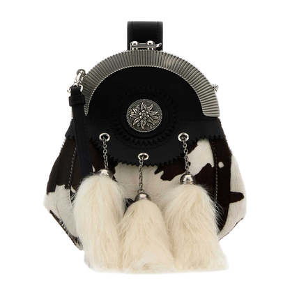 Printed Calf Hair Clutch - Image 1