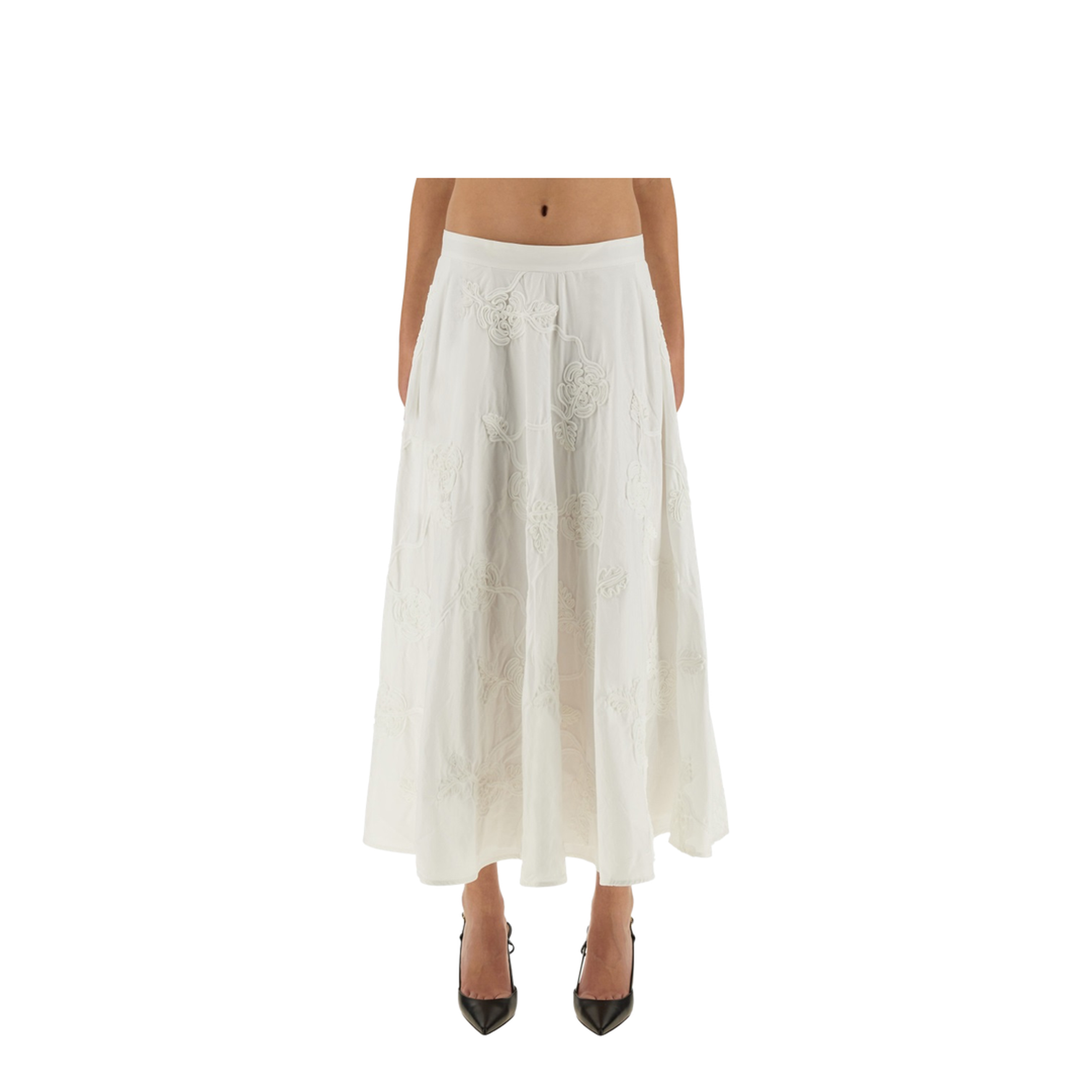 Floral Midi Skirt - Image 1