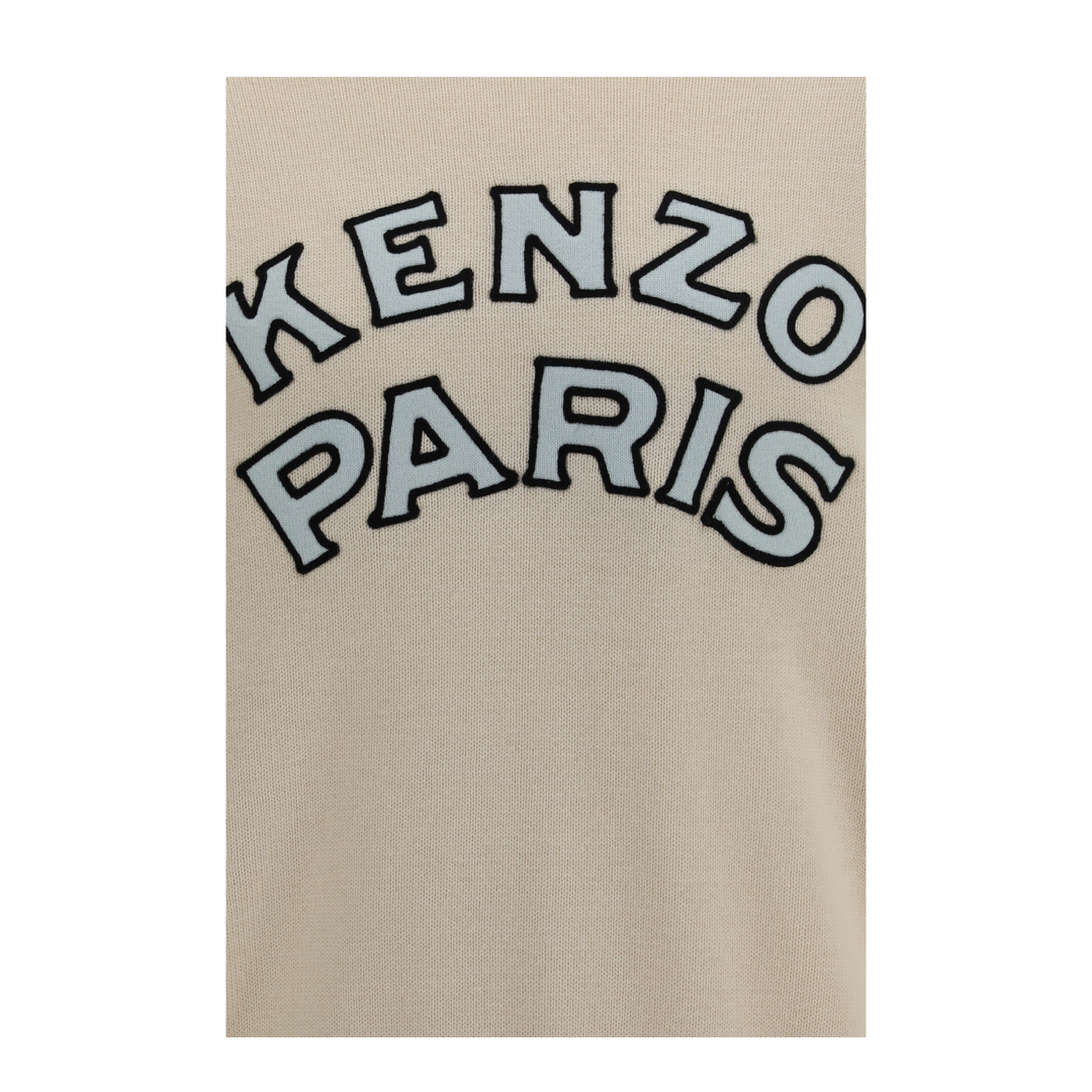 Emblem Embroidered Wool and Cotton Sweater - Image 3