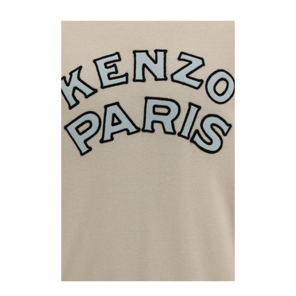 Emblem Embroidered Wool and Cotton Sweater - Image 3