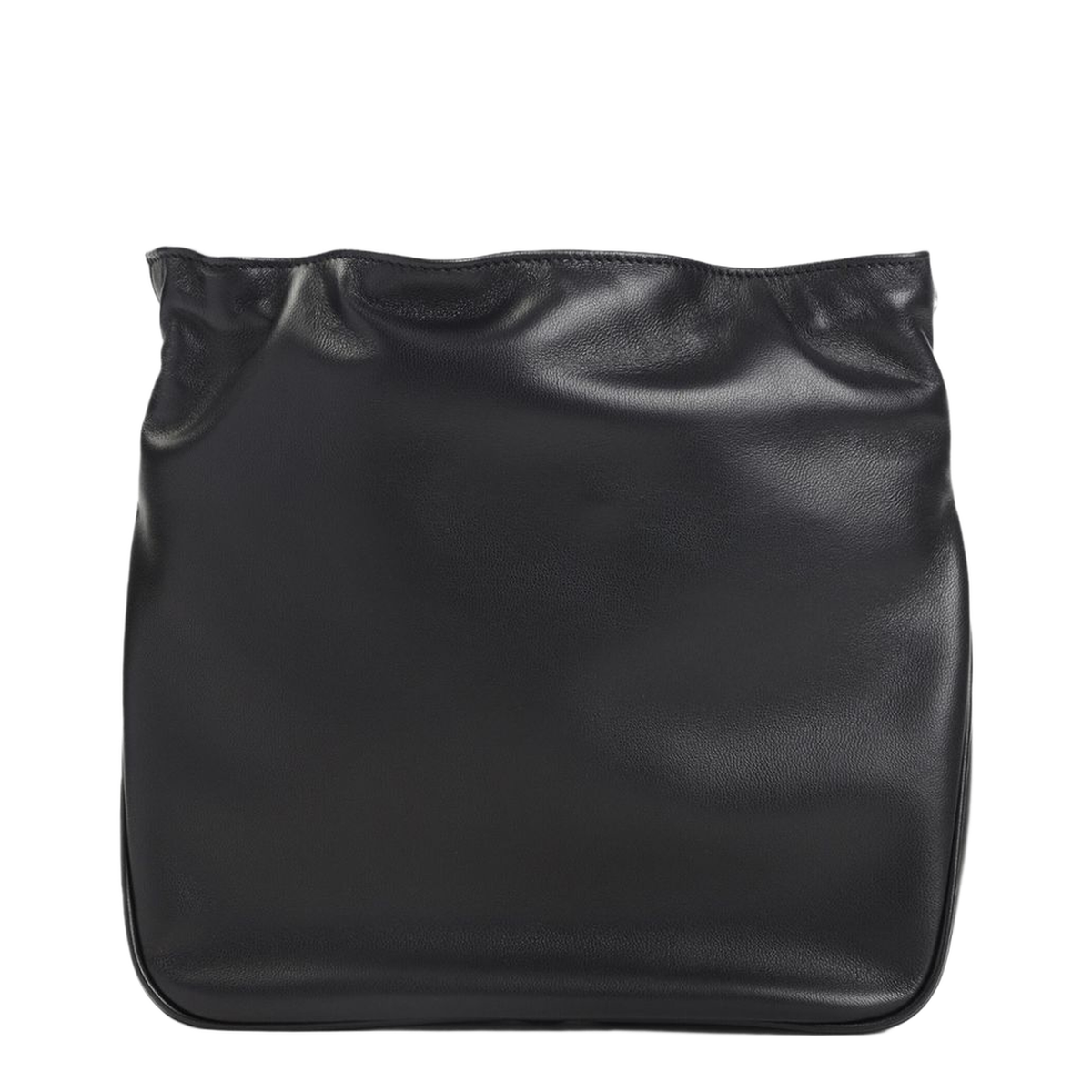 Pilgrim Pocket Mini Sheep Leather Clutch - Black - Image 2