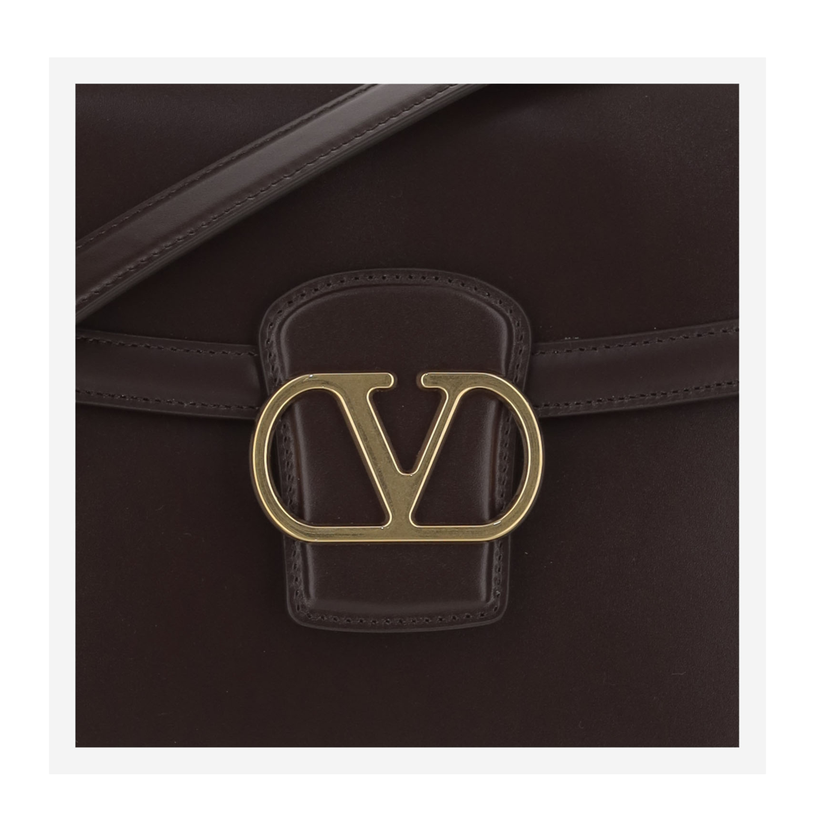 Dark Brown Leather 9to5 Shoulder Bag - Image 4