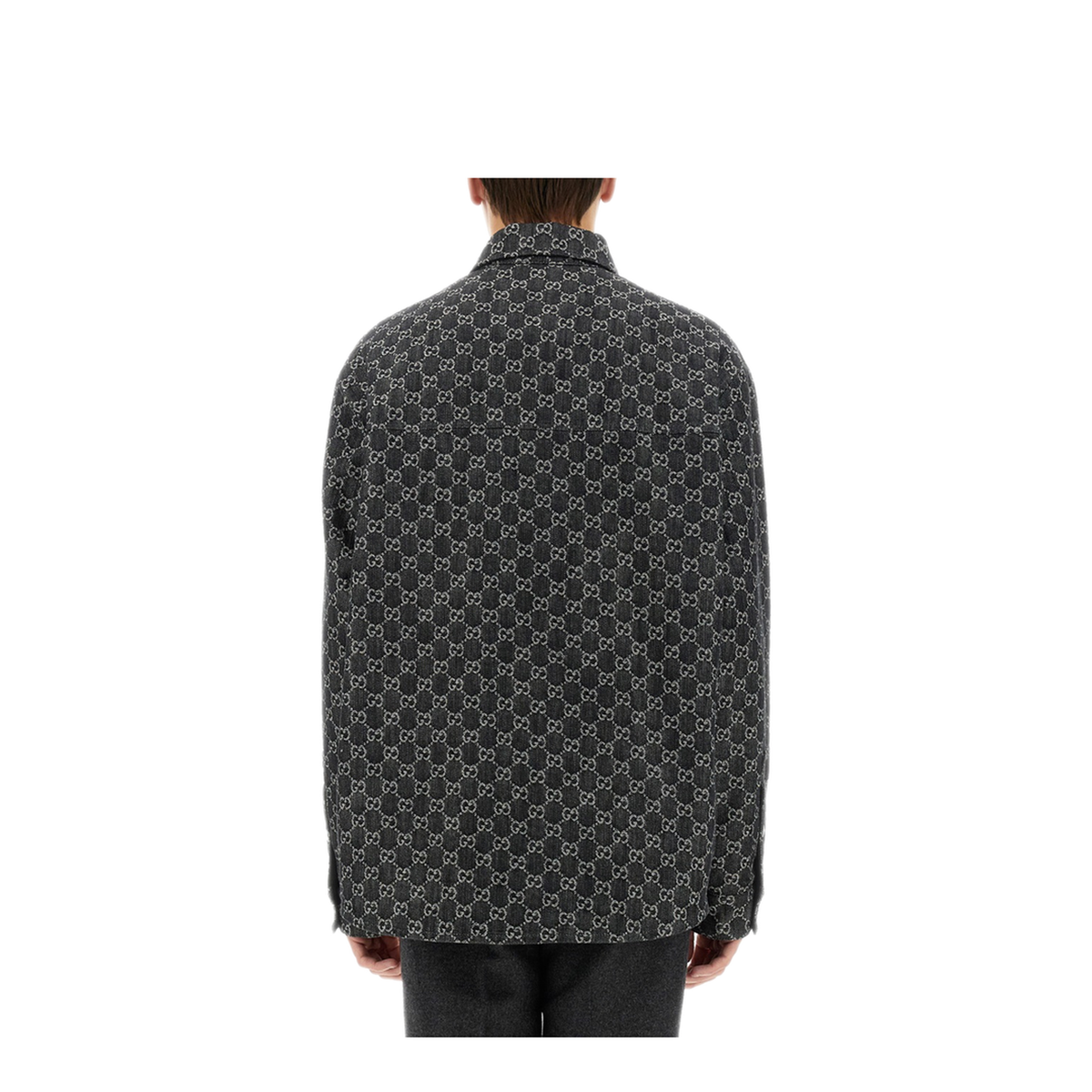 Embroidered Denim Shirt - Image 3