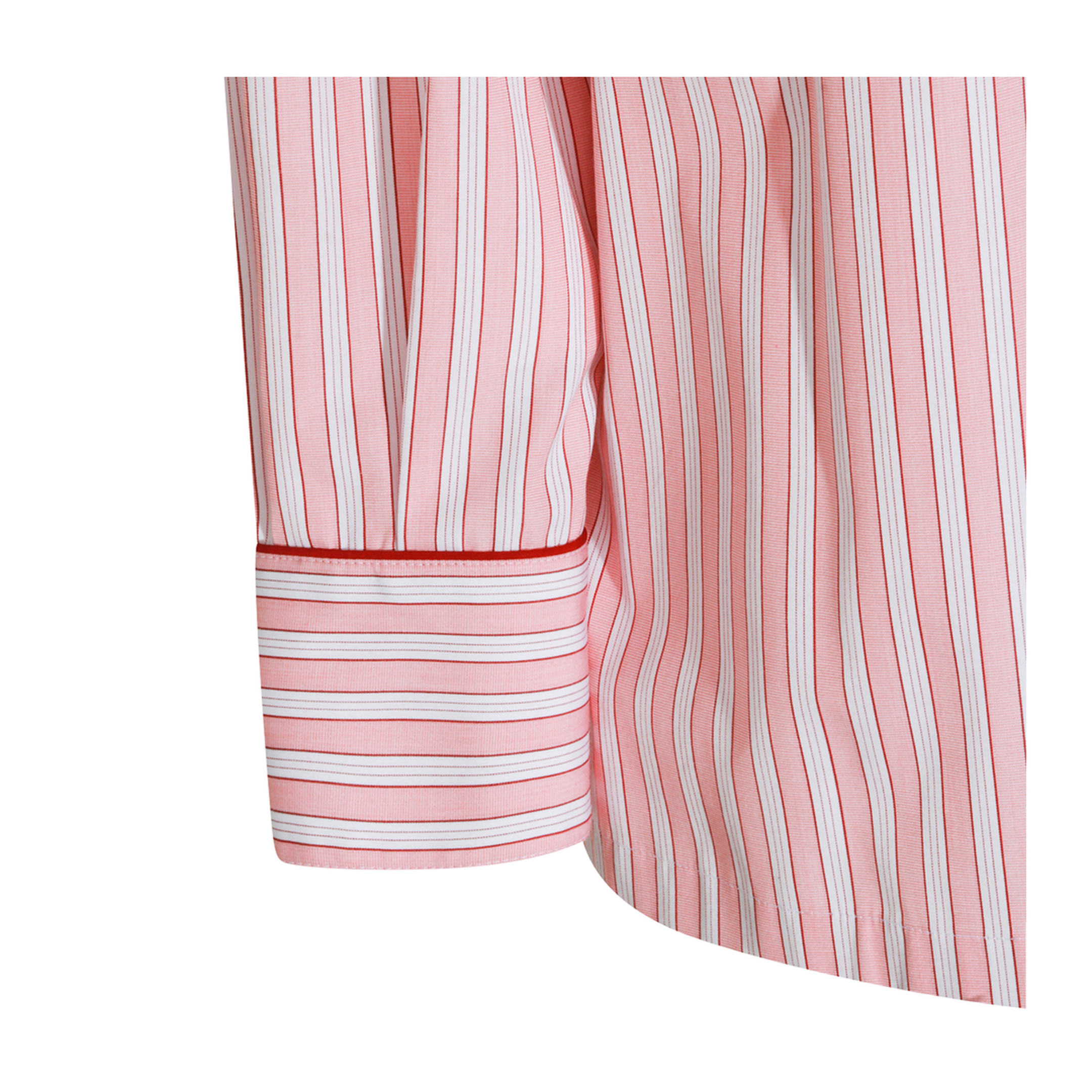 Striped Poplin Shirt In Multicolor - Image 7