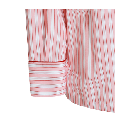 Striped Poplin Shirt In Multicolor - Image 7
