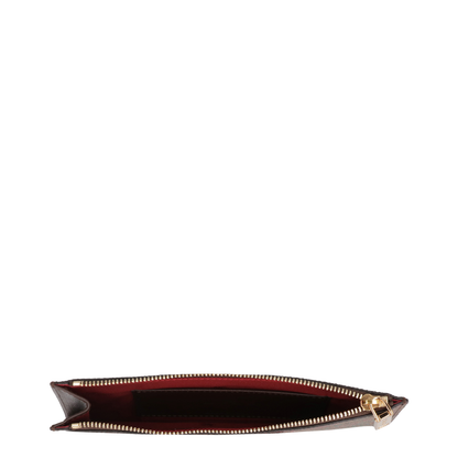 Paisley Jacquard Pouch - Brown / Multicolor - Image 4