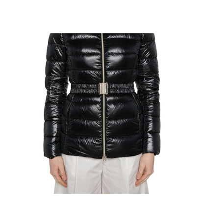 Belted High-Neck Down Jacket - Image 2