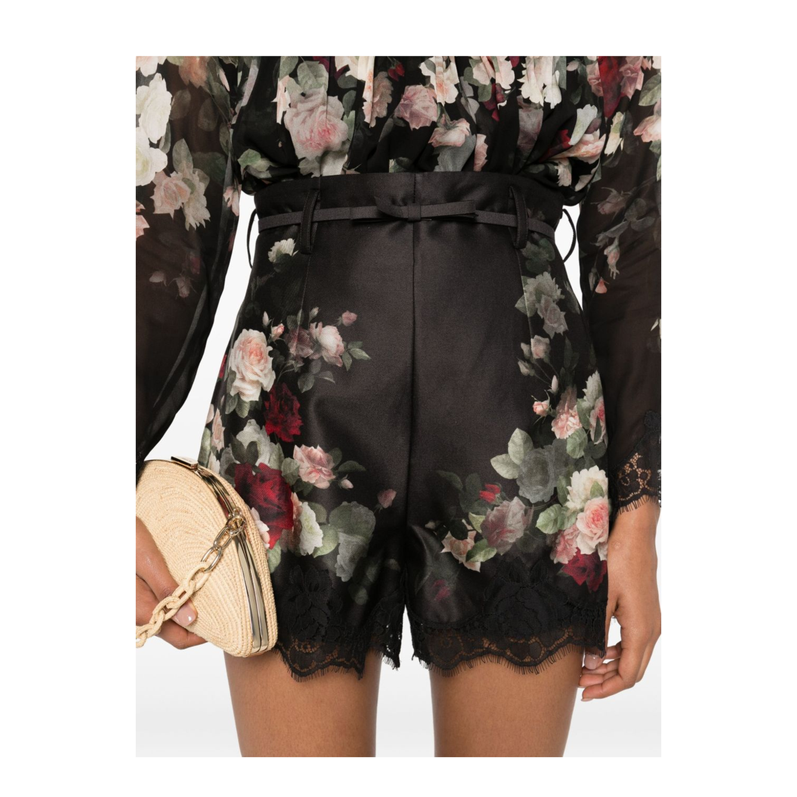 Hypnotic Relaxed Shirt Black Paisley - Image 2