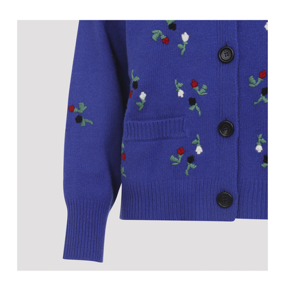 Embroidered Floral Cardigan - Image 5