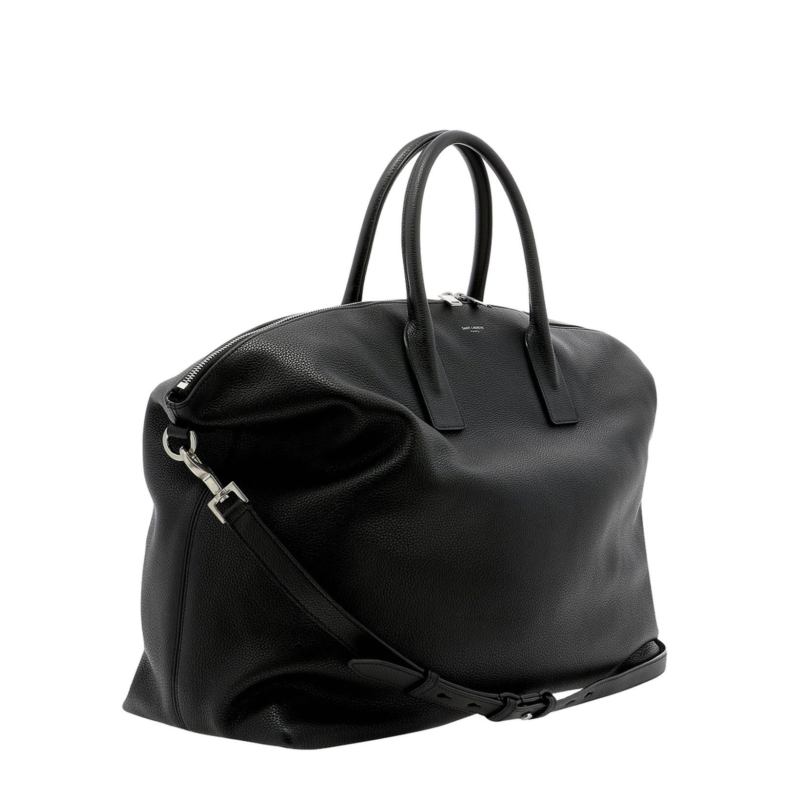 Bowling Giant Leather Duffel Bags - Black - Image 3