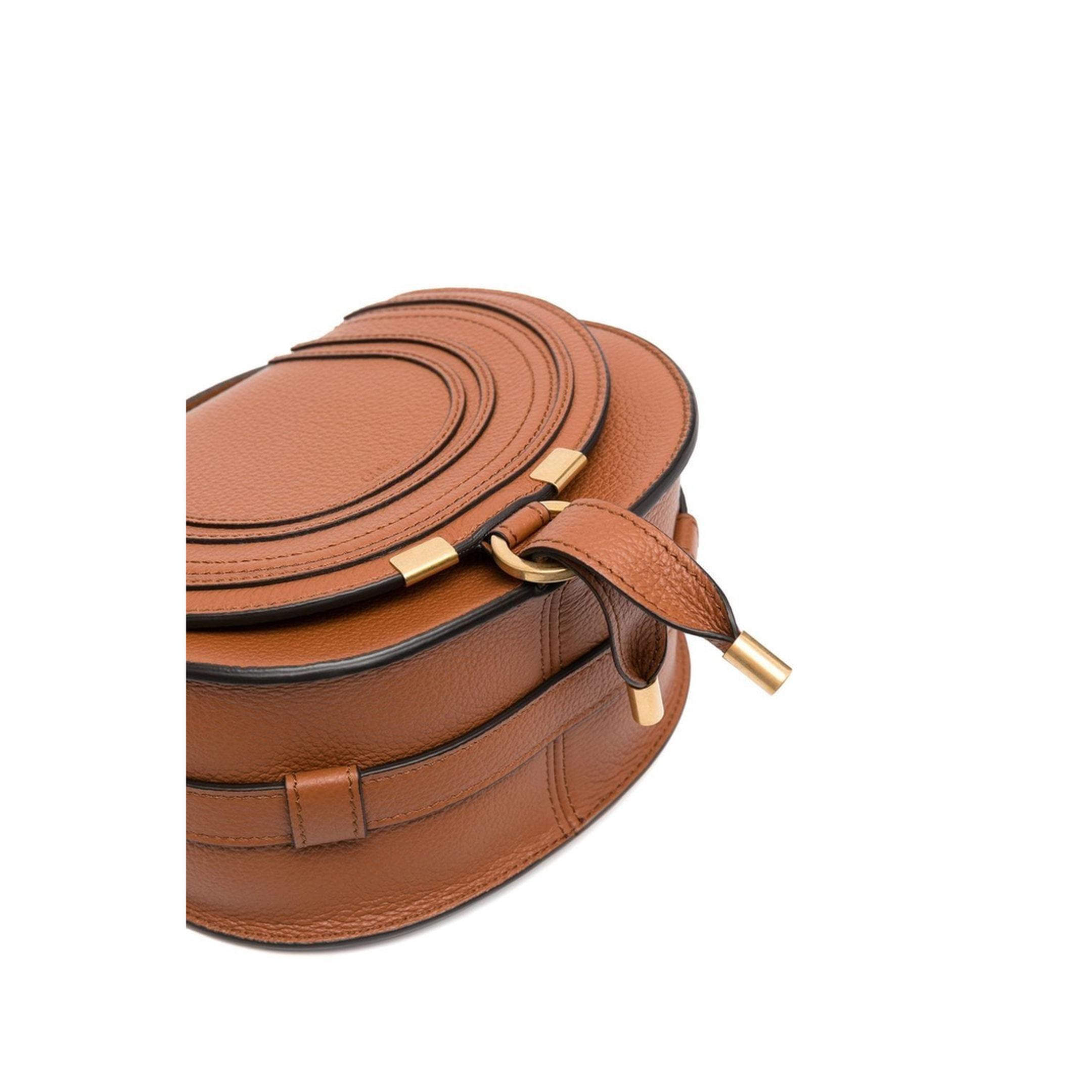 Marcie Small Calfskin Saddle Bag - Luggage - Image 5