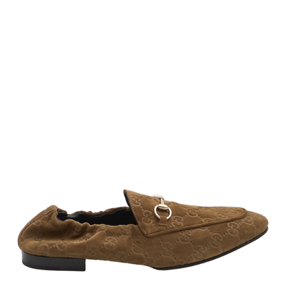 Jordaan Loafer in Brown GG Suede - Image 1