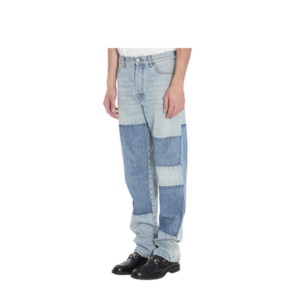 Patchwork Denim Jeans - Image 2