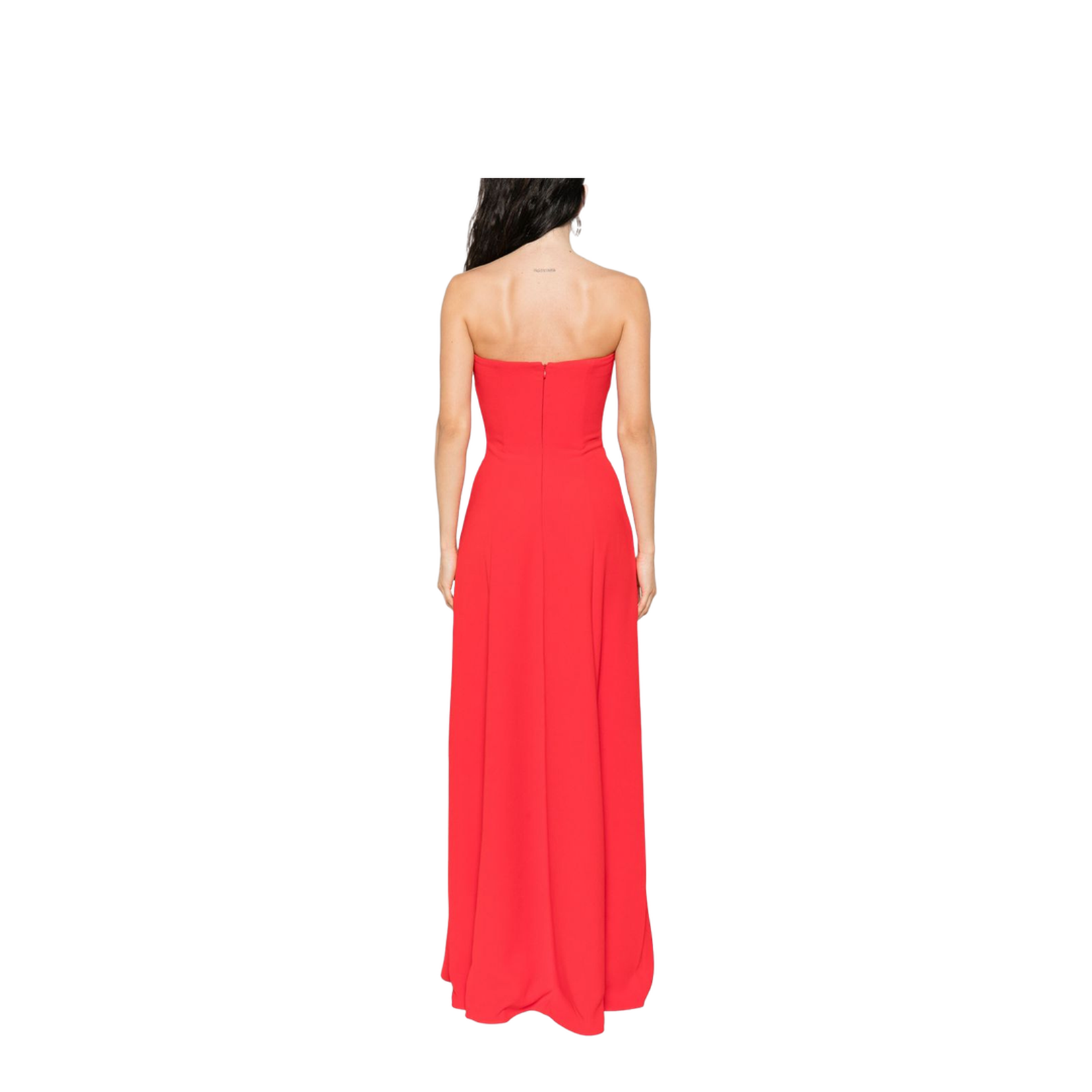 Red One Shoulder Dress - Image 2