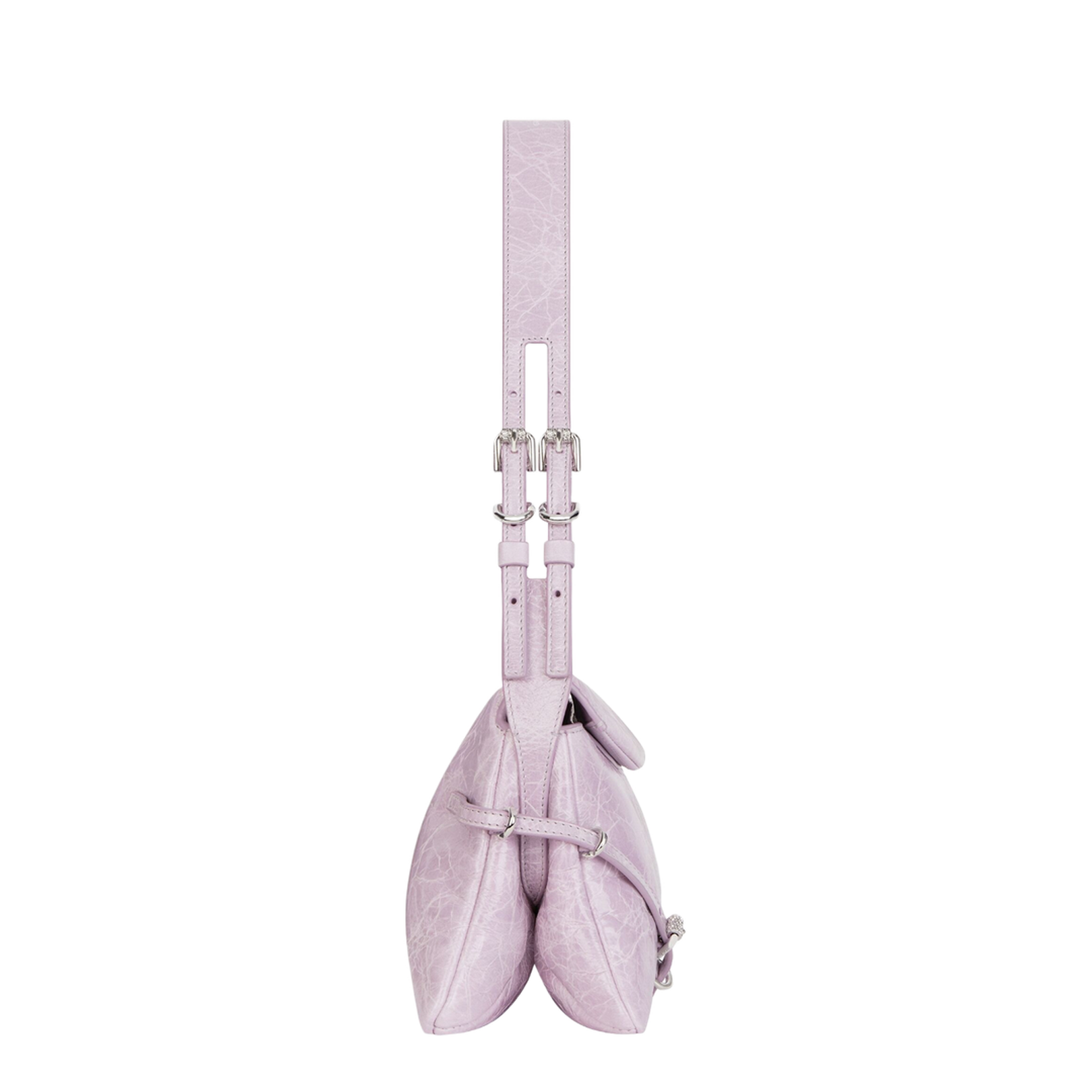 P'tit Voyou Small Bag In Crackled Patent Leather - Image 2