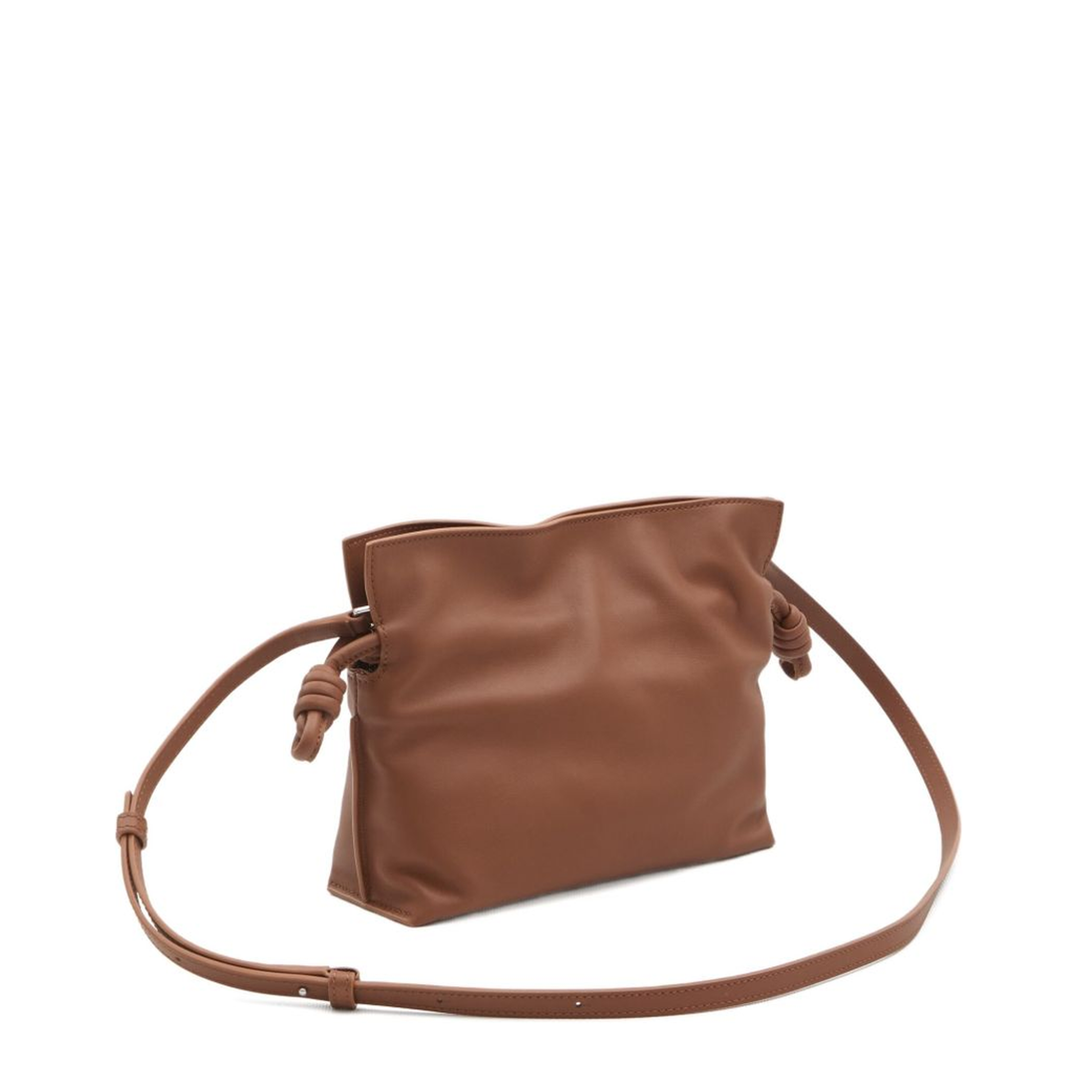 Flamenco Mini Calfskin Clutch Bags - Squirrel - Image 4