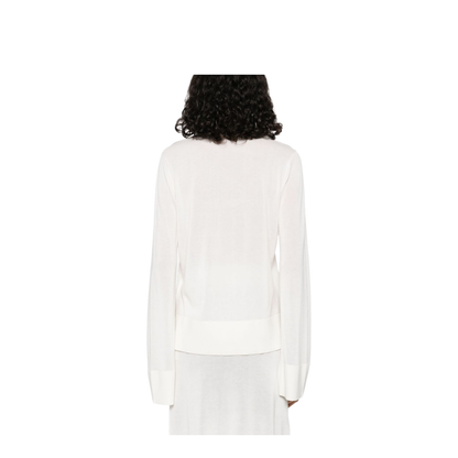 White High-Neck Knit Top - Image 3