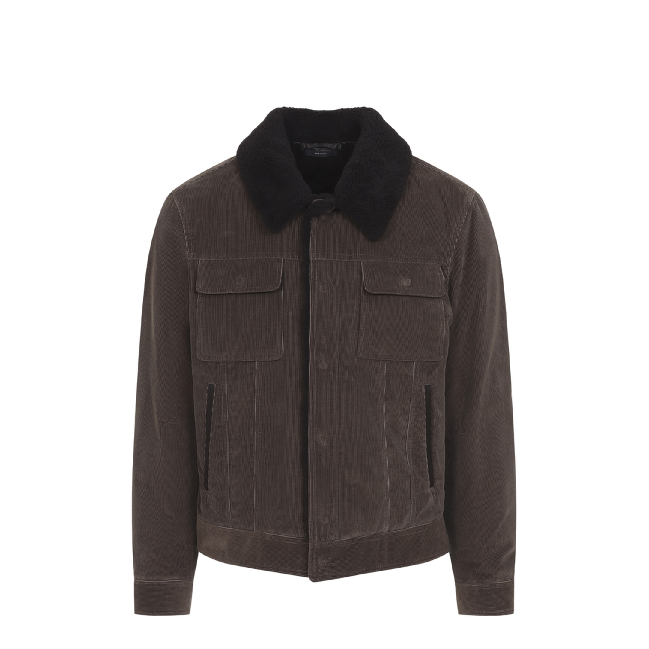 900 Wale Cord Sherling Collar Trucker - Image 1