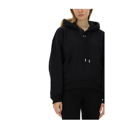 Stamp Round Over Hoodie Black - Image 4