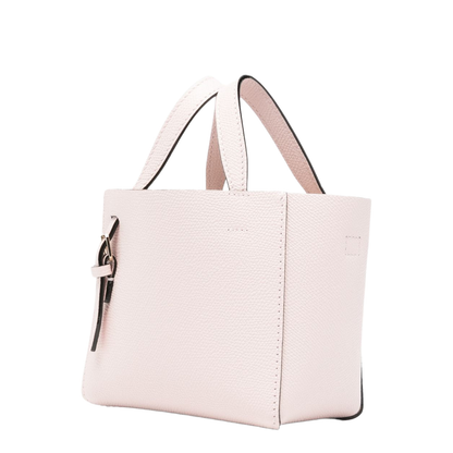 Micro Leather Bucket Bag Pink - Image 5