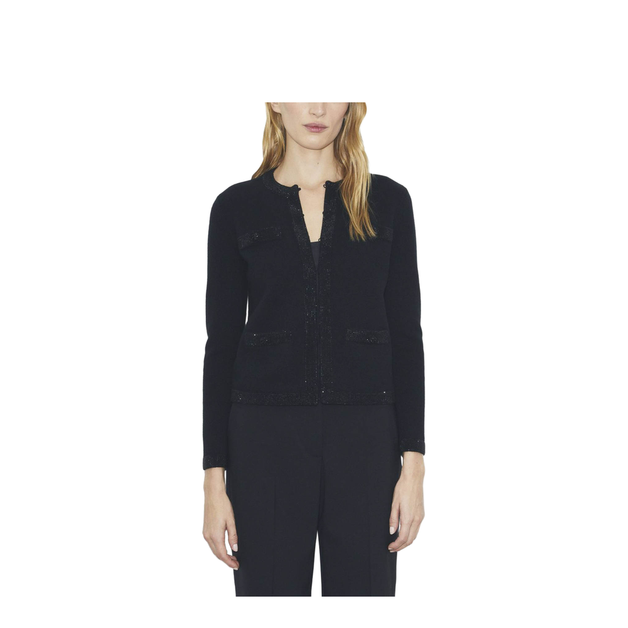 Wool Cardigan Black - Image 2