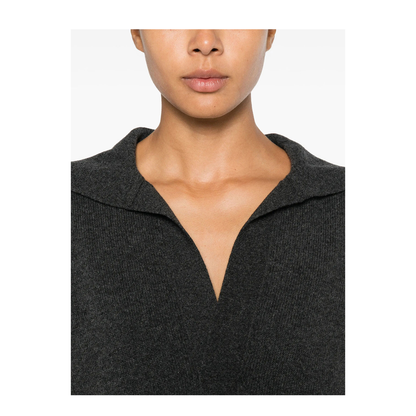 Genevieve Polo Jumper in Merino Wool - Image 4