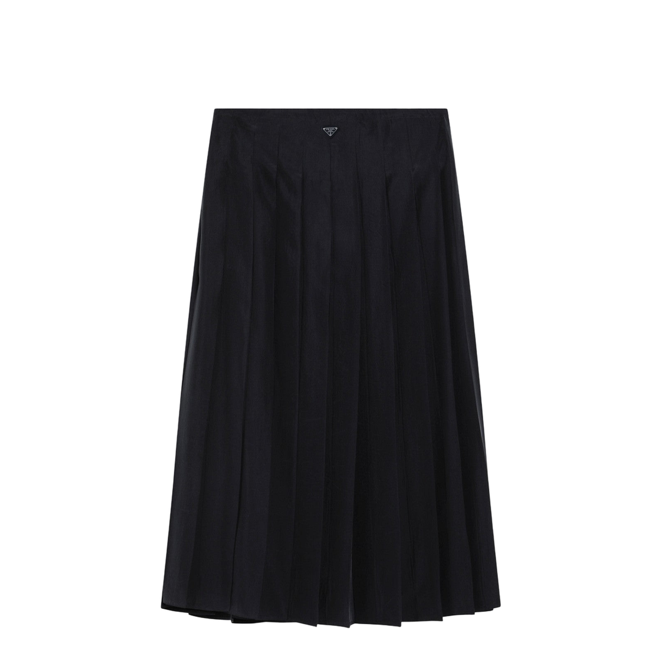 Blue Pleated Midi Skirt - Image 2