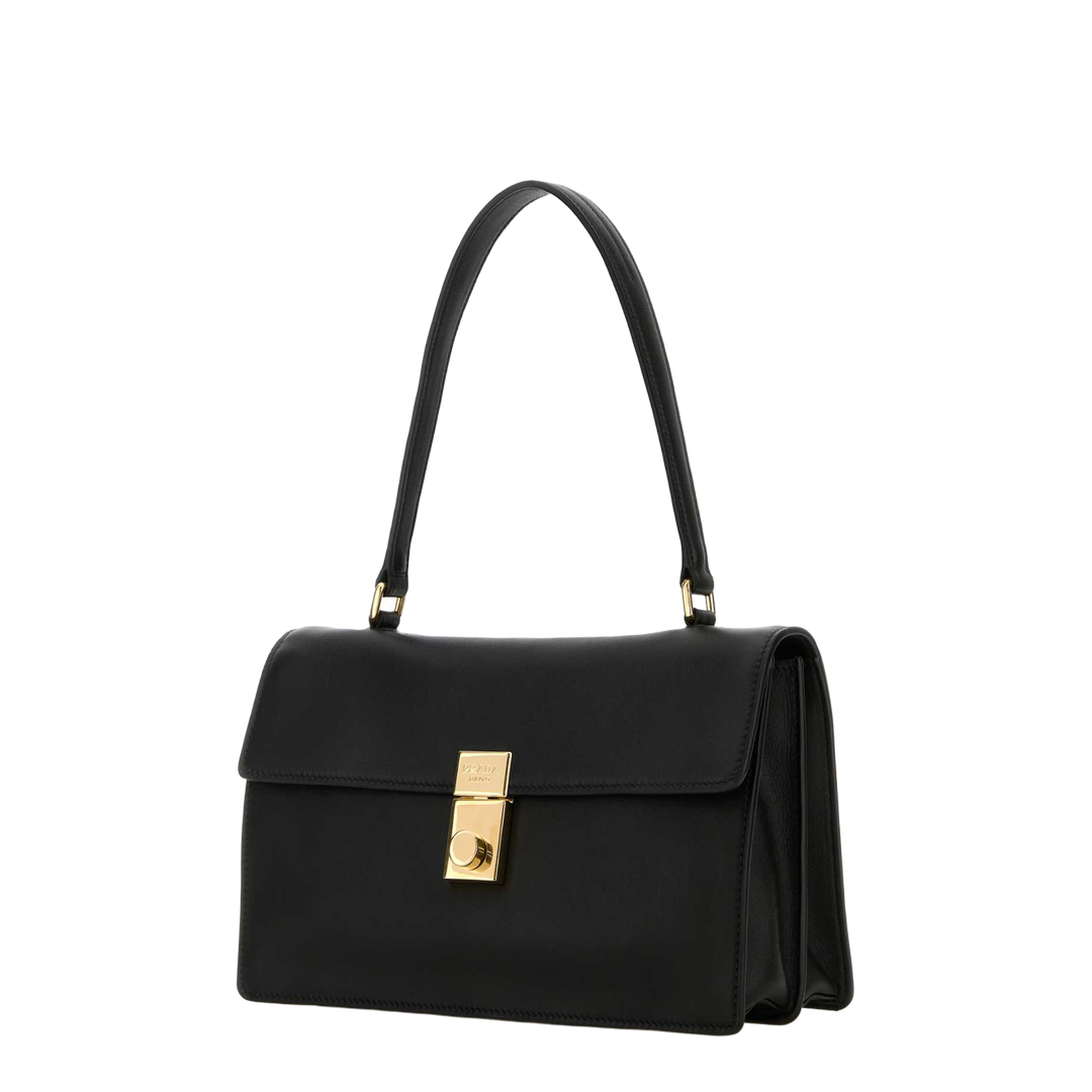 Black Leather Handbag - Image 2