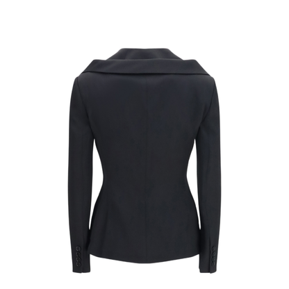 Structured Off Shoulder Jacket With Harness Details - Image 2