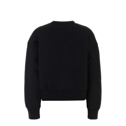 Long Sleeve Crew-Neck Boxy Sweater - Image 2