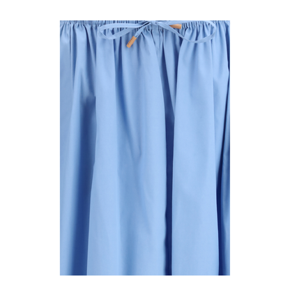 Poplin Drawstring Skirt - Image 3