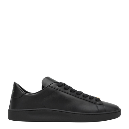 Black Leather Royco Sneakers - Image 1