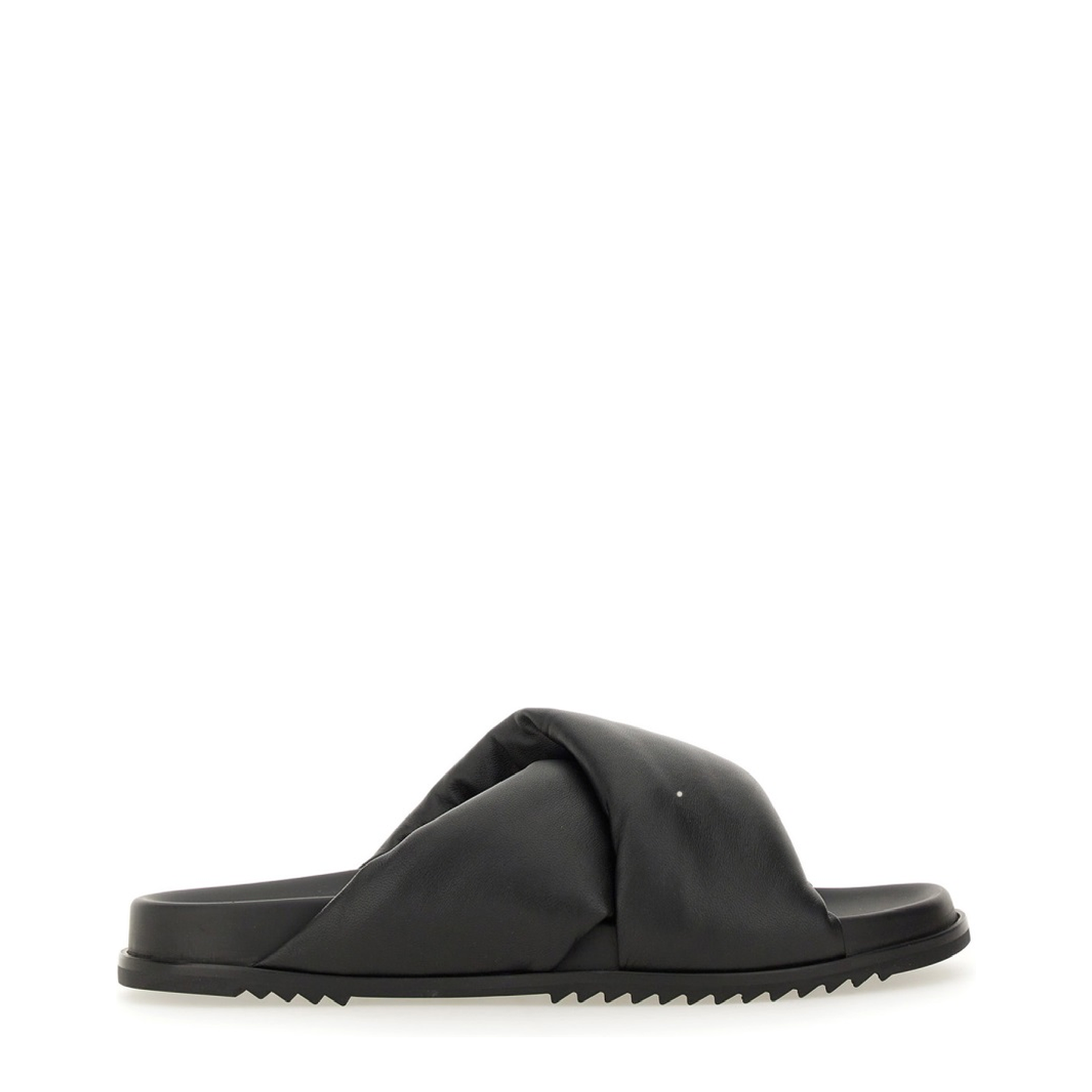 Leather Slide Sandal - Image 1