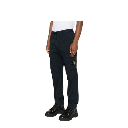 Cargo Trousers in Stretch Supima Cotton Twill - Image 2