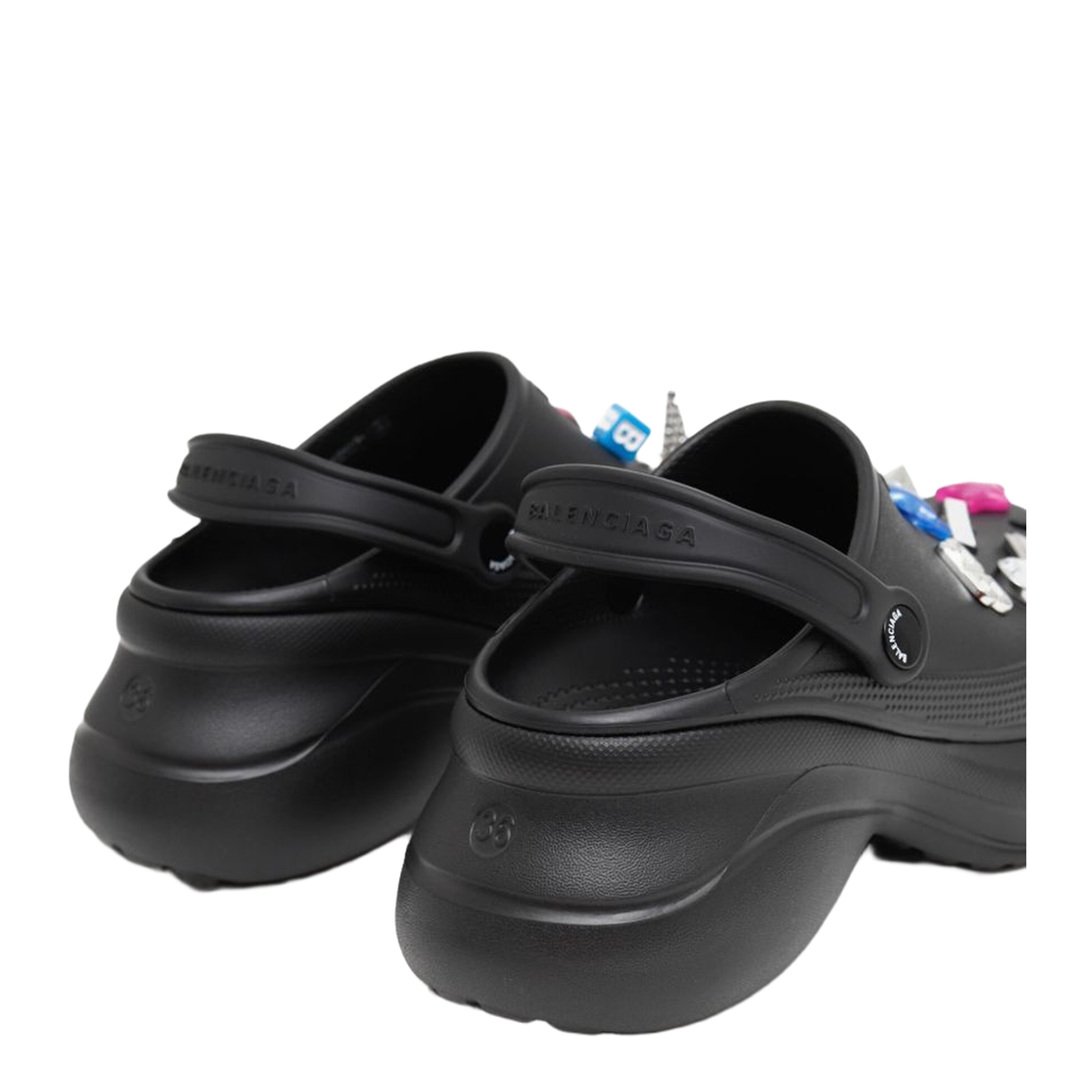 Mule Crocs™ Jibbitz™ in Black - Image 2