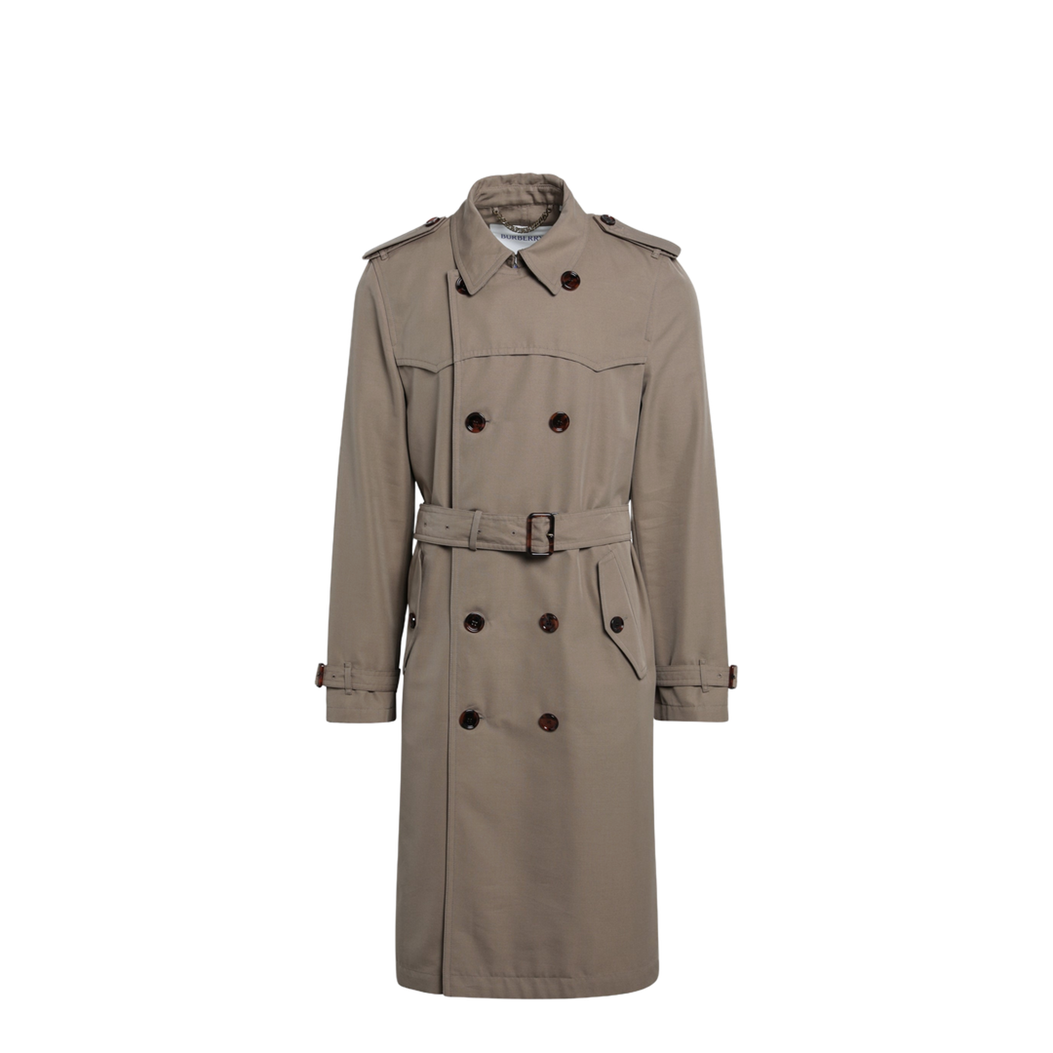 Short Foxfield Trench Coat In Cotton And Silk - Image 1