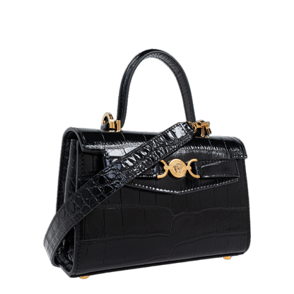 Medusa 95 Small Shoulder Bag Black - Image 4