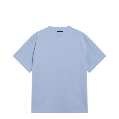 Sky Blue Cotton T-Shirt - Image 2