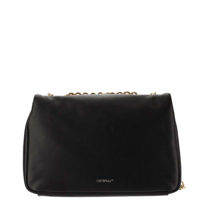 Jitney Puffer Shoulder Bag Black - Image 3
