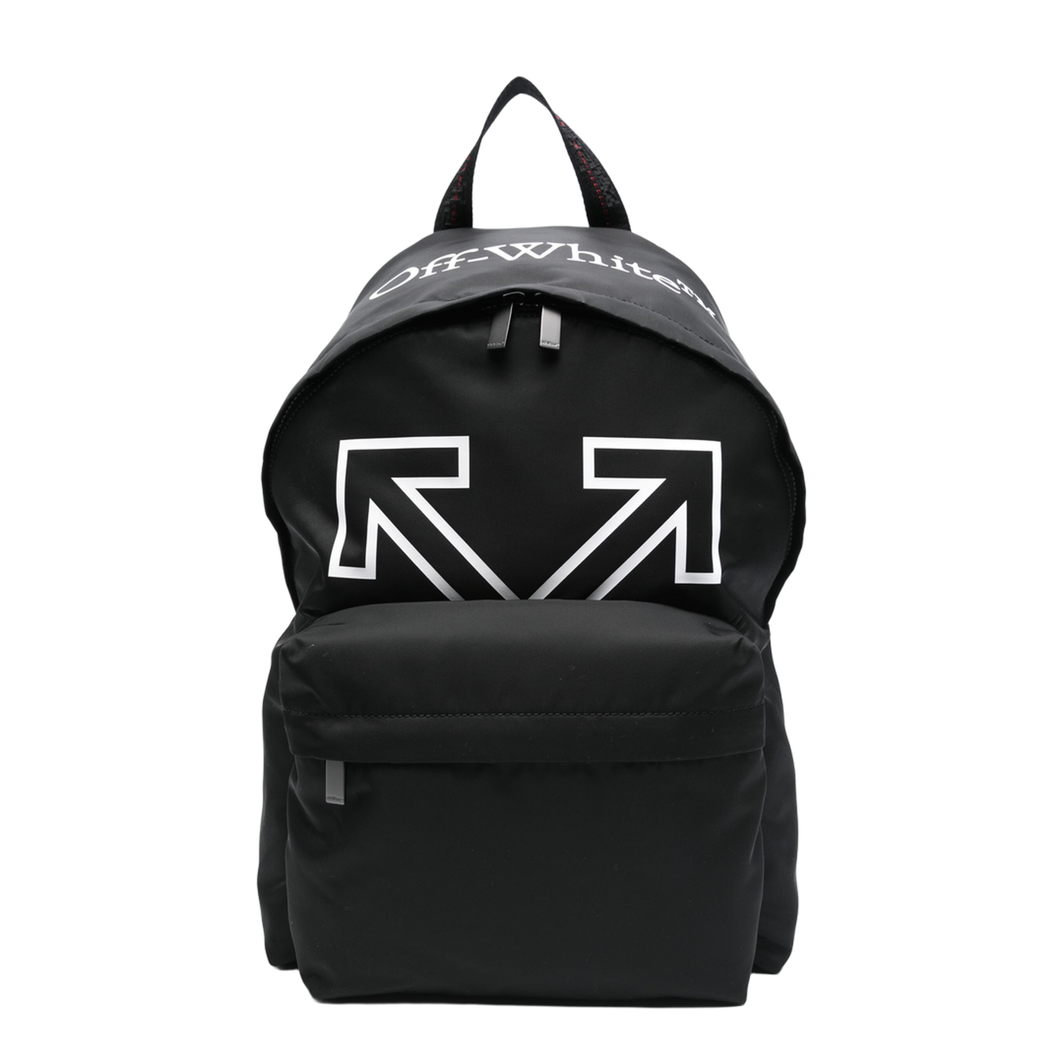 Heritage Nylon Backpack - Black/White - Image 1