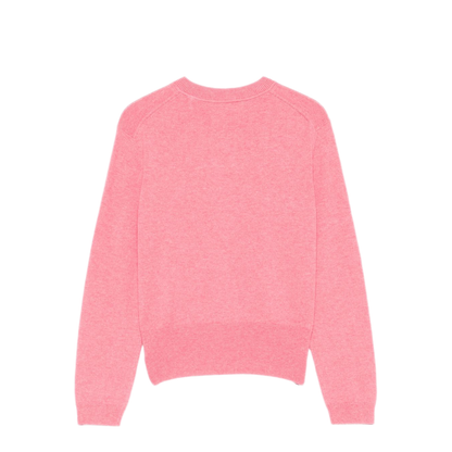 Light Pink Round Neck Cardigan - Image 2