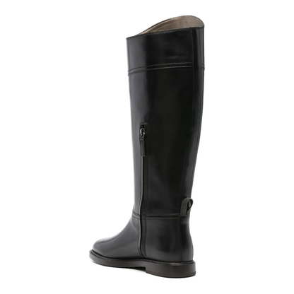 Leather High Riding Boots - Image 3